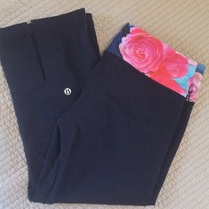 Lululemon crops reversible